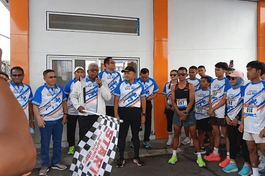 Diikuti Ratusan Peserta Fun Run Bapenda Mimika 2025